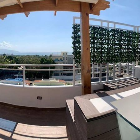 Apart. Bbq, Jacuzzi Y Vista Al Mar, 4Hb/Ac. Barahona Exterior foto