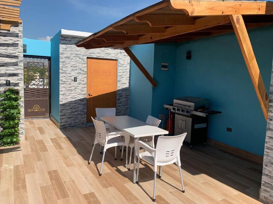 Apart. Bbq, Jacuzzi Y Vista Al Mar, 4Hb/Ac. Barahona Exterior foto