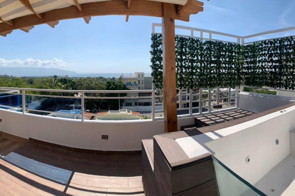 Apart. Bbq, Jacuzzi Y Vista Al Mar, 4Hb/Ac. Barahona Exterior foto
